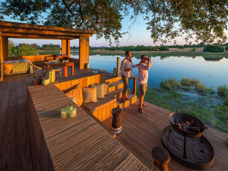 original Afrika-Lodge-See-Abendrot